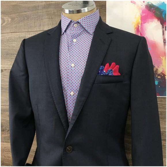 J Crew Mens Blazer Sport Coat Two‎ Button Casual Jacket Size 40R Wool Suits - Picture 2 of 13